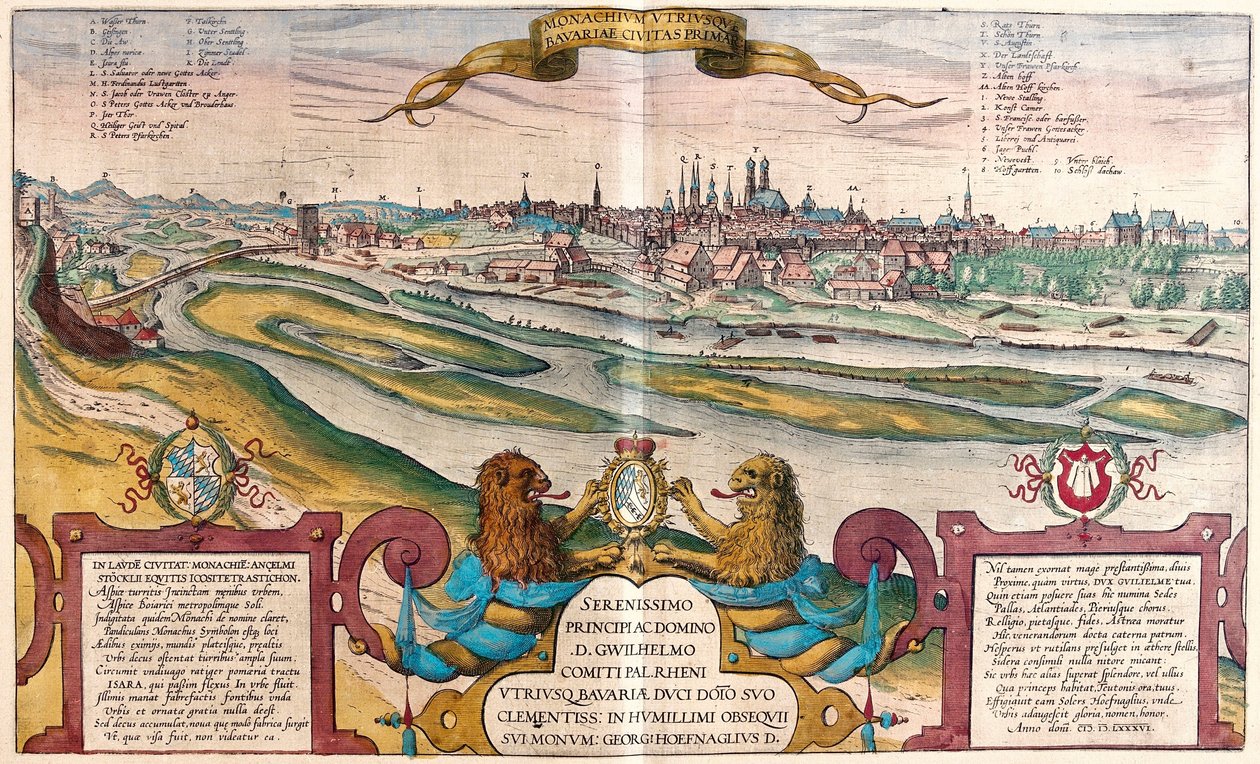 Monachium, Niemcy autorstwa Franz Hogenberg