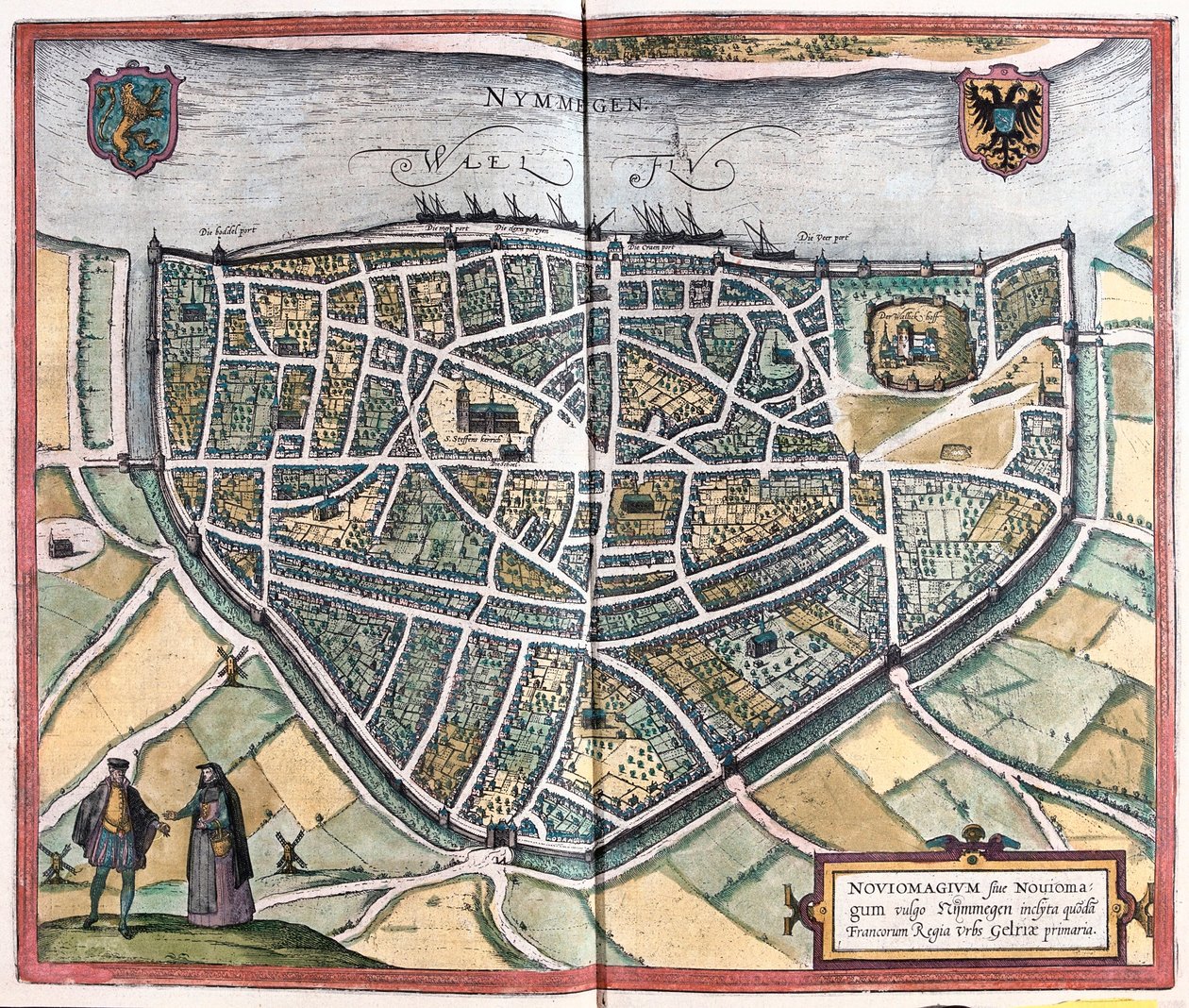 Nimegue, Holandia autorstwa Franz Hogenberg