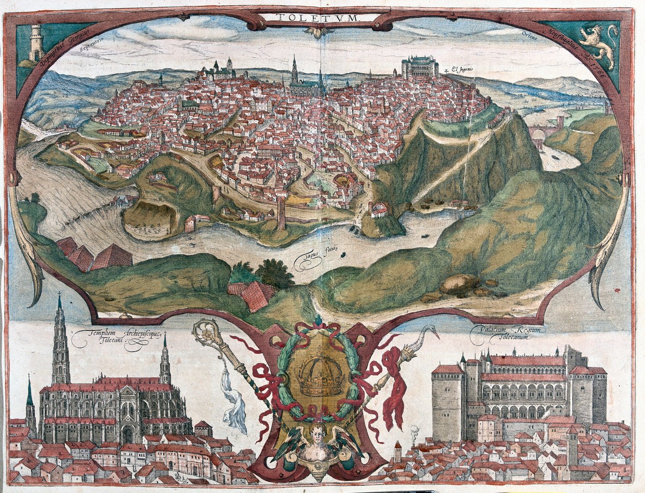 Toledo, Hiszpania autorstwa Franz Hogenberg