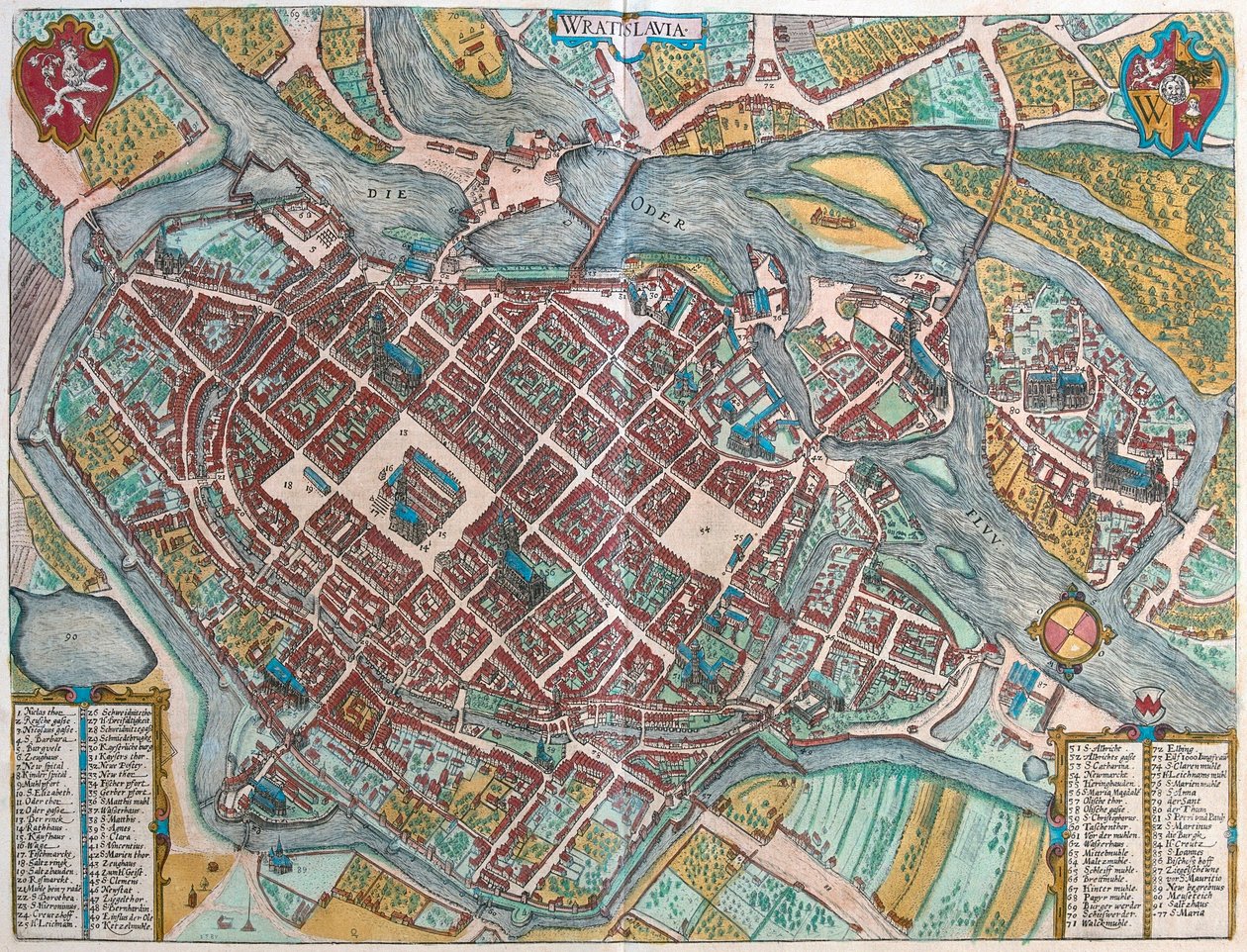 Wrocław, Polska autorstwa Franz Hogenberg