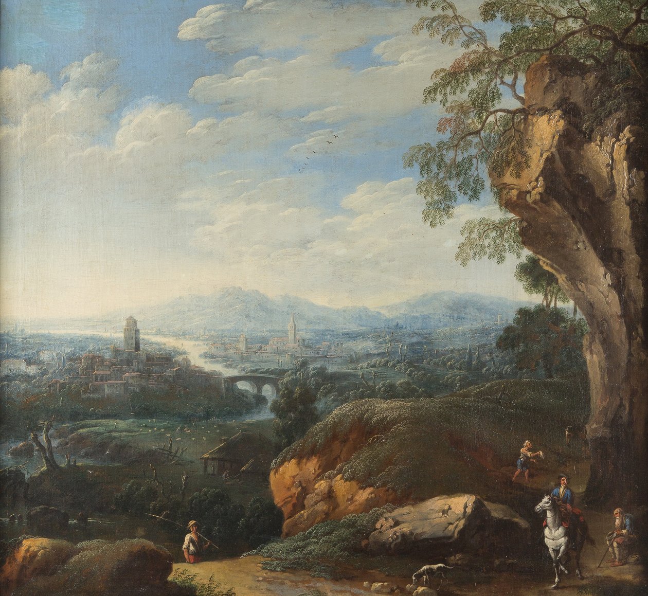 Franz Joachim Beich Południowy krajobraz fantasy autorstwa Franz Joachim Beich