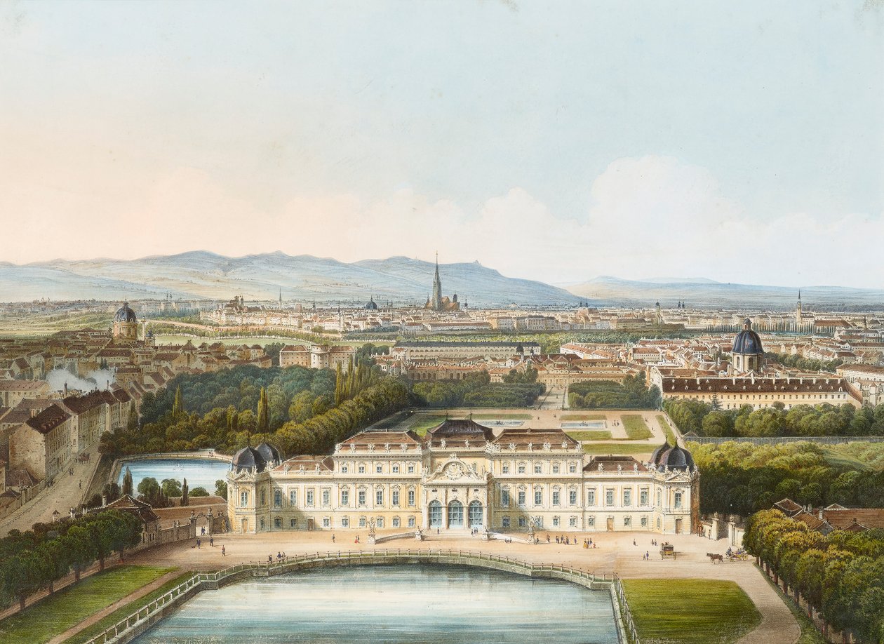 Zamek Belvedere autorstwa Franz Josef Sandmann