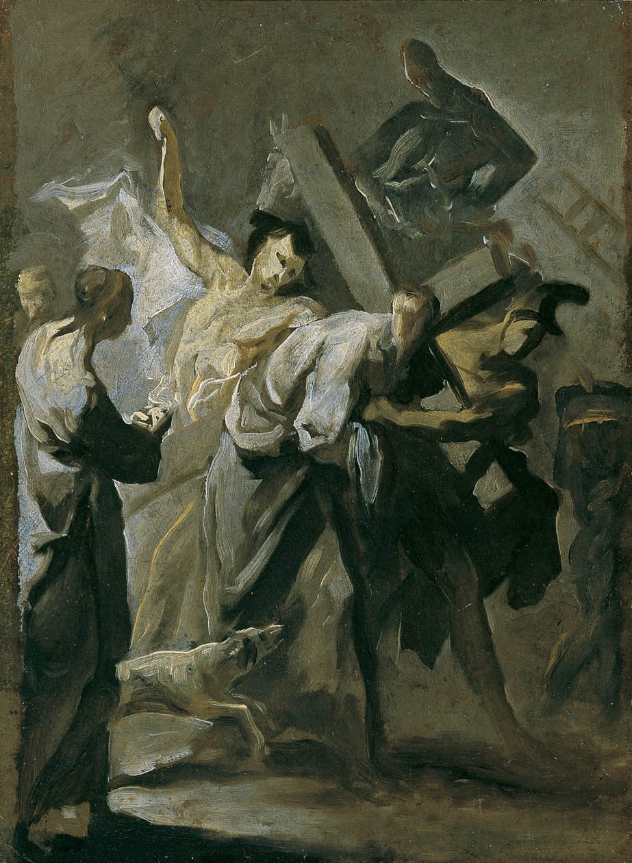 Chrystus niesie krzyż autorstwa Franz Joseph Spiegler