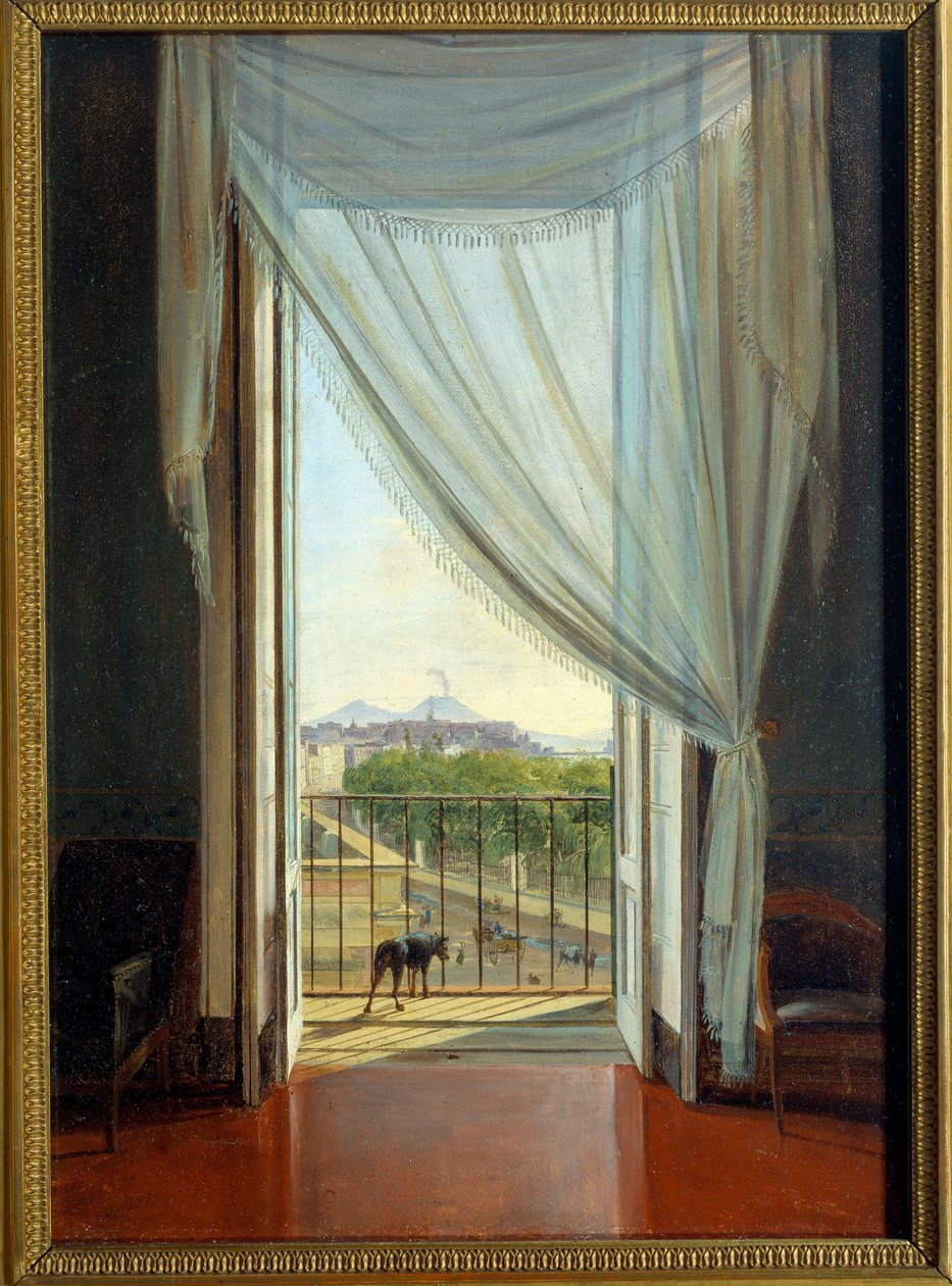 Okno w Neapolu autorstwa Franz Ludwig Catel