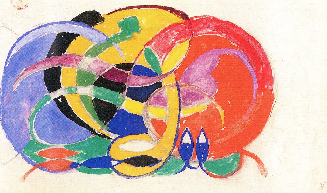 Skład abstrakcyjny autorstwa Franz Marc