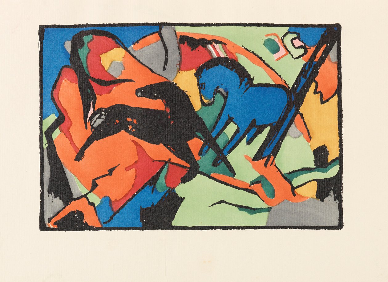 Niebieski jeździec Niebieski jeździec, 1914. autorstwa Franz Marc