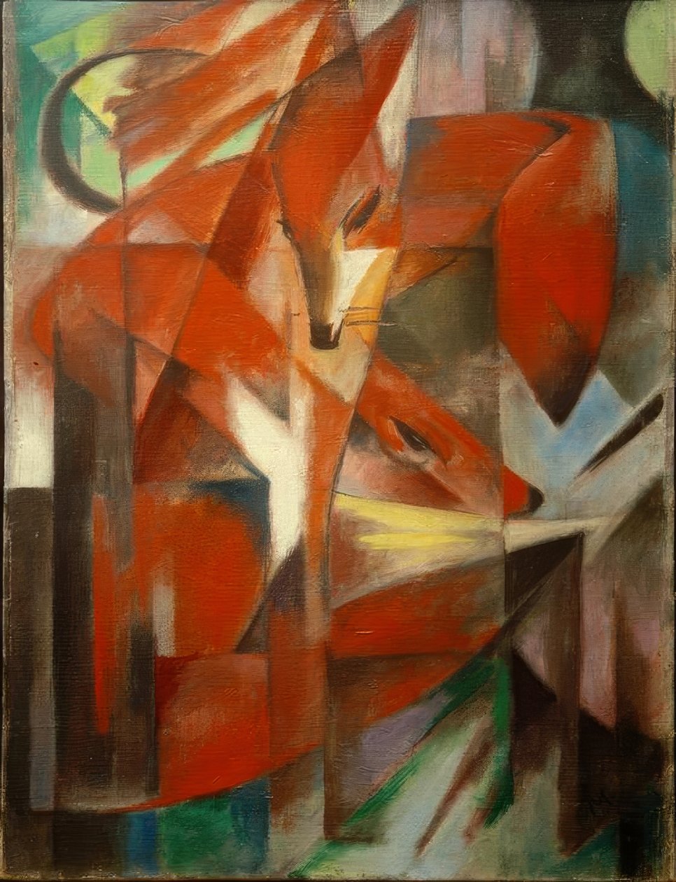 Lisy autorstwa Franz Marc