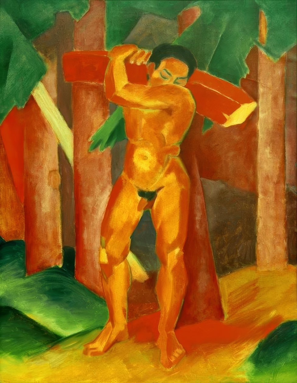 Belki drewniane autorstwa Franz Marc