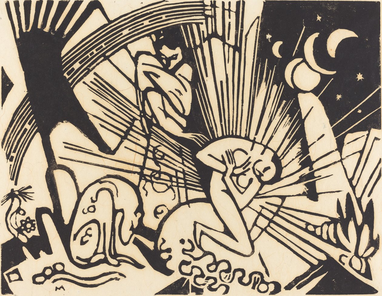 Pojednanie (Versoehnung) autorstwa Franz Marc