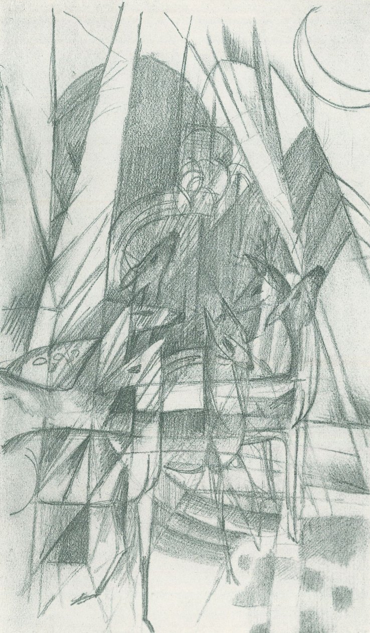 Rotwild autorstwa Franz Marc