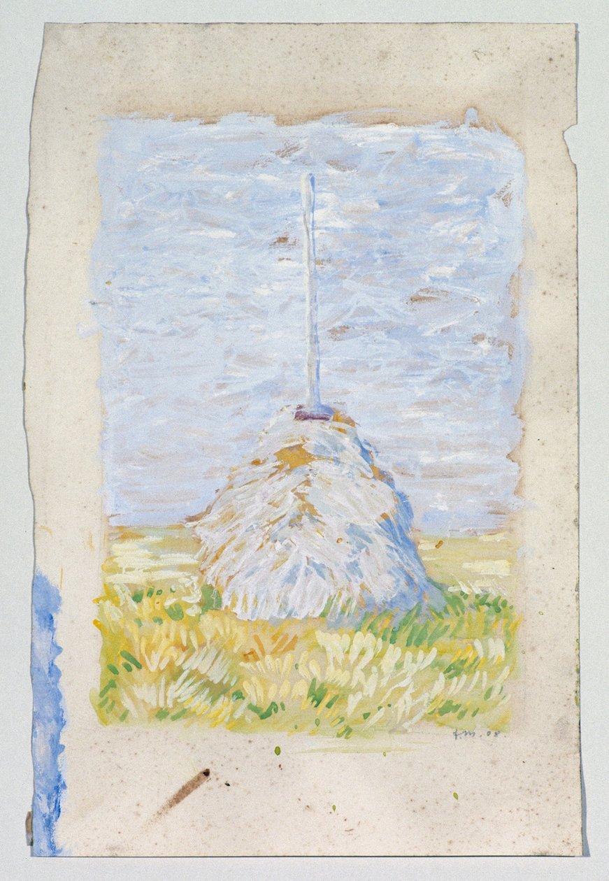 Małe trzcinowisko w pobliżu Brunnenbach autorstwa Franz Marc