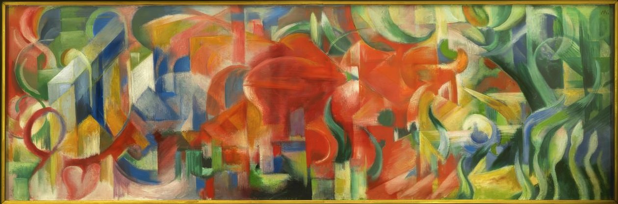 Granie w formy autorstwa Franz Marc
