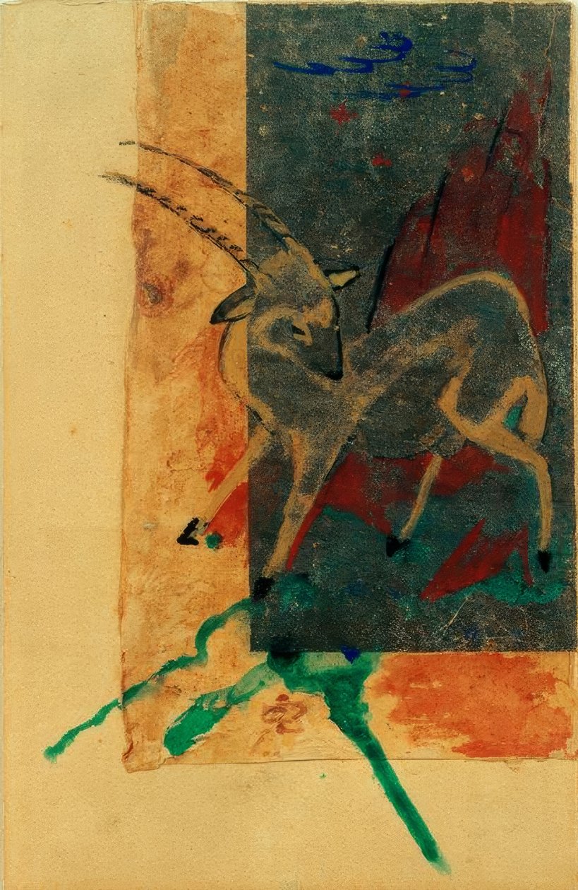 Steinbock autorstwa Franz Marc