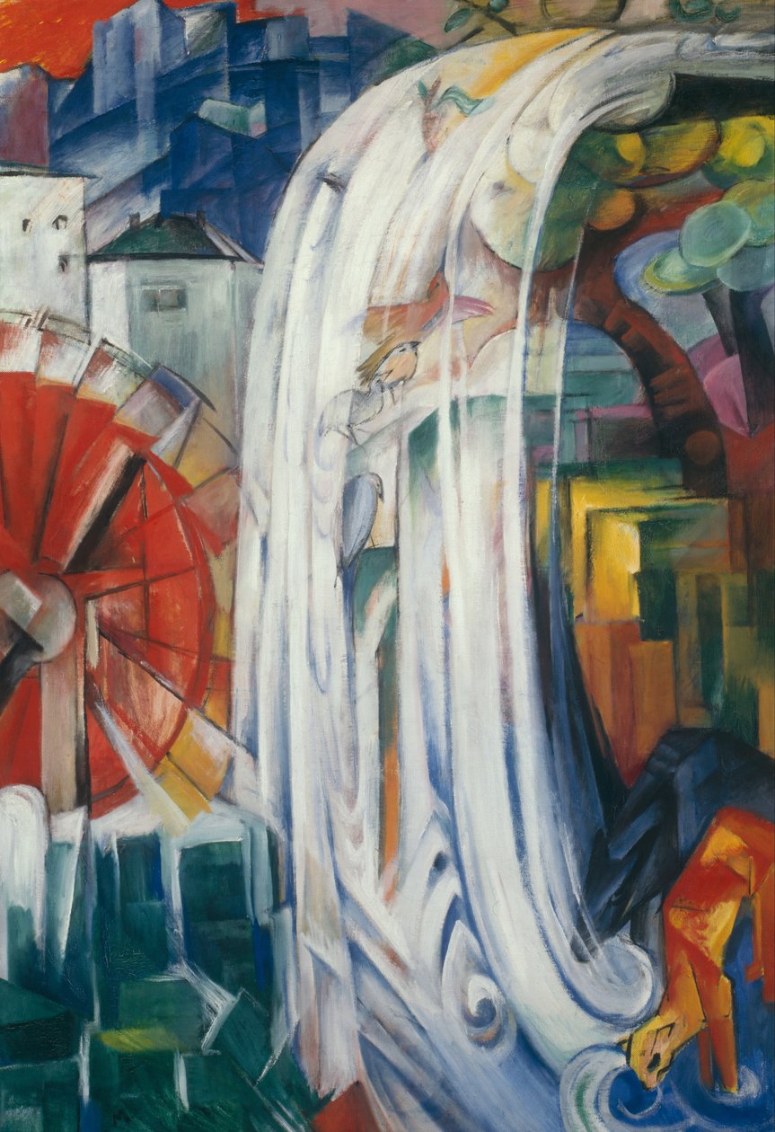 The Bewitched Mill autorstwa Franz Marc