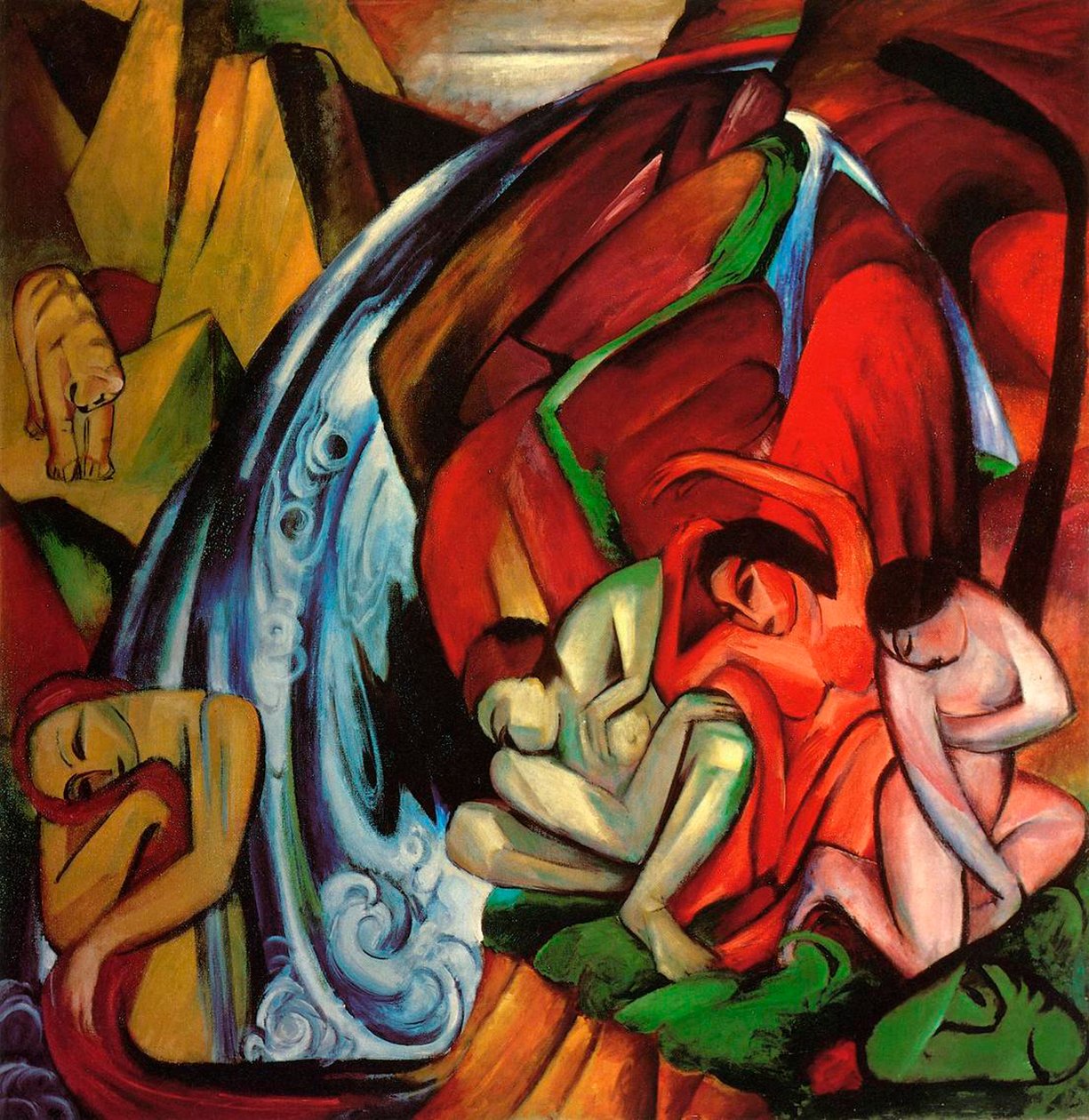 Wodospad autorstwa Franz Marc