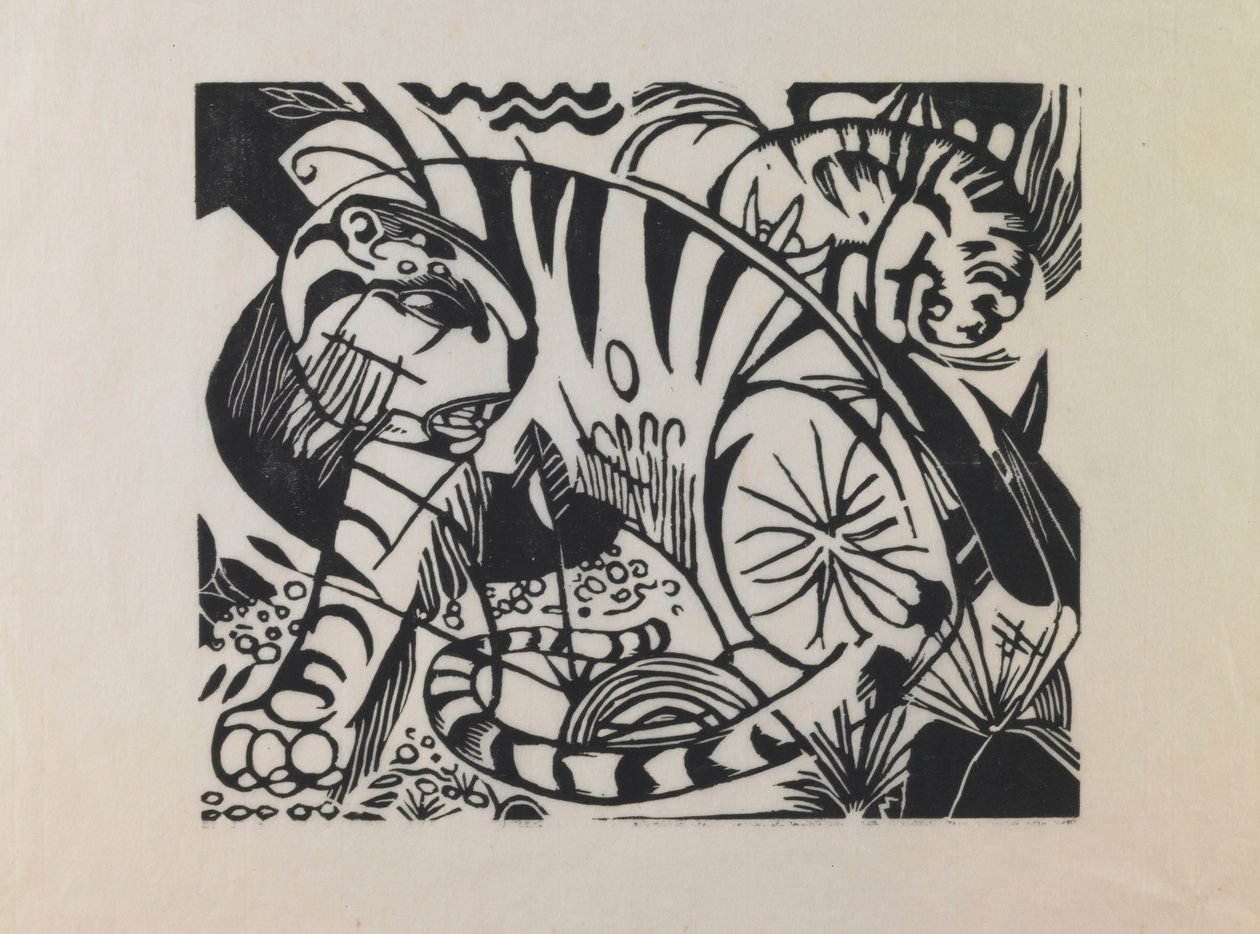 Tygrys autorstwa Franz Marc