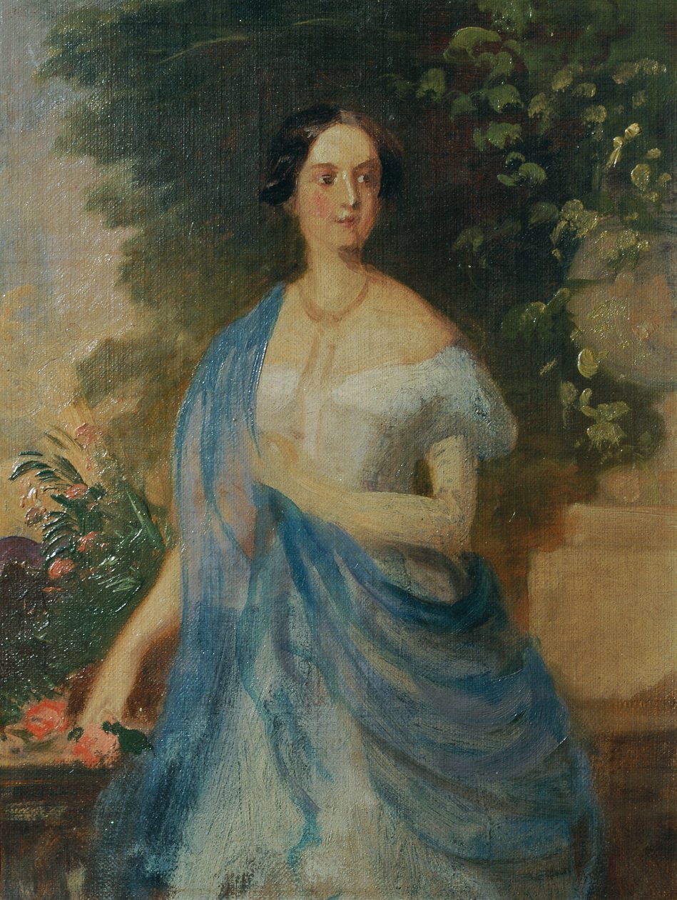 Księżniczka Clothilde Dietrichstein autorstwa Franz Schrotzberg