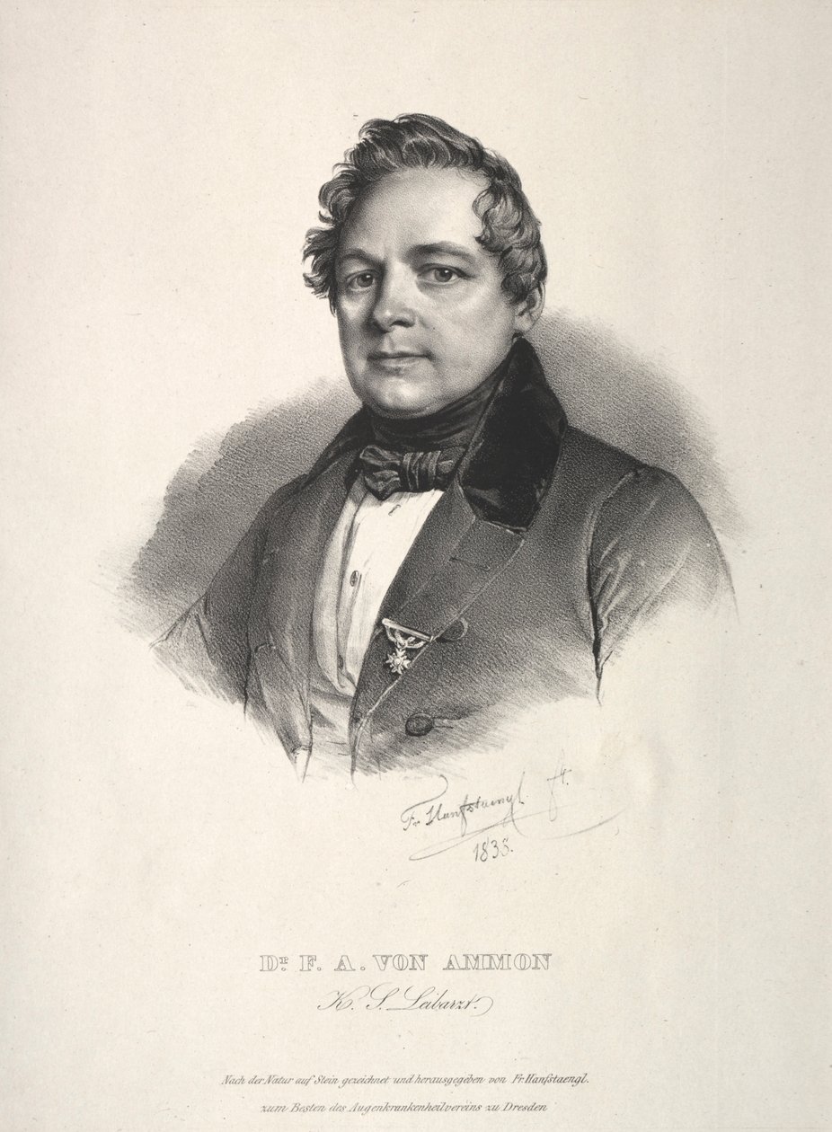 dr Fryderyk August z Ammonu, 1838. autorstwa Franz Seraph Hanfstaengl