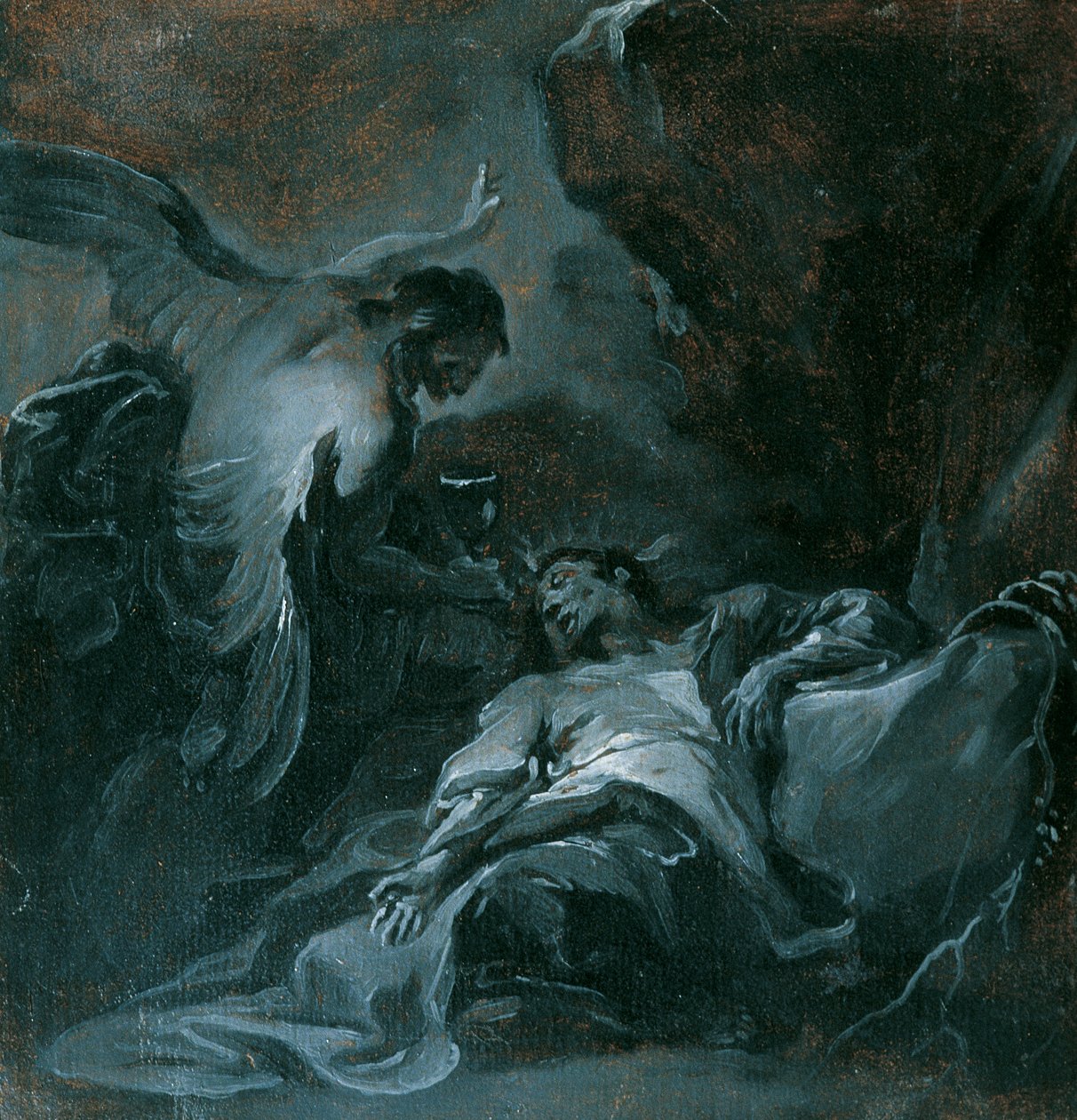 Chrystus na Górze Oliwnej (II) autorstwa Franz Sigrist d. Ä.