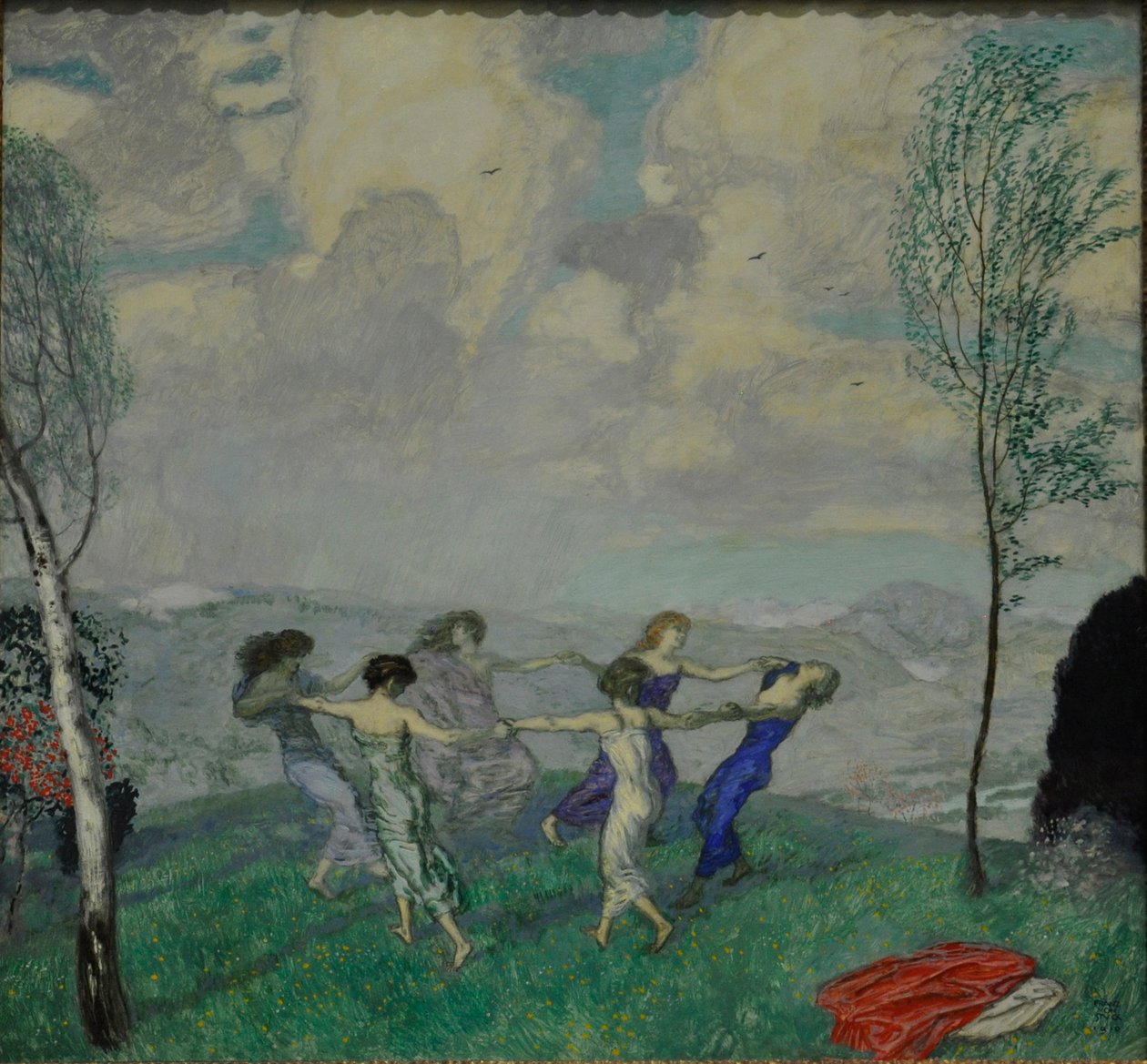 Taniec w kręgu, 1910. autorstwa Franz Stuck Ritter von