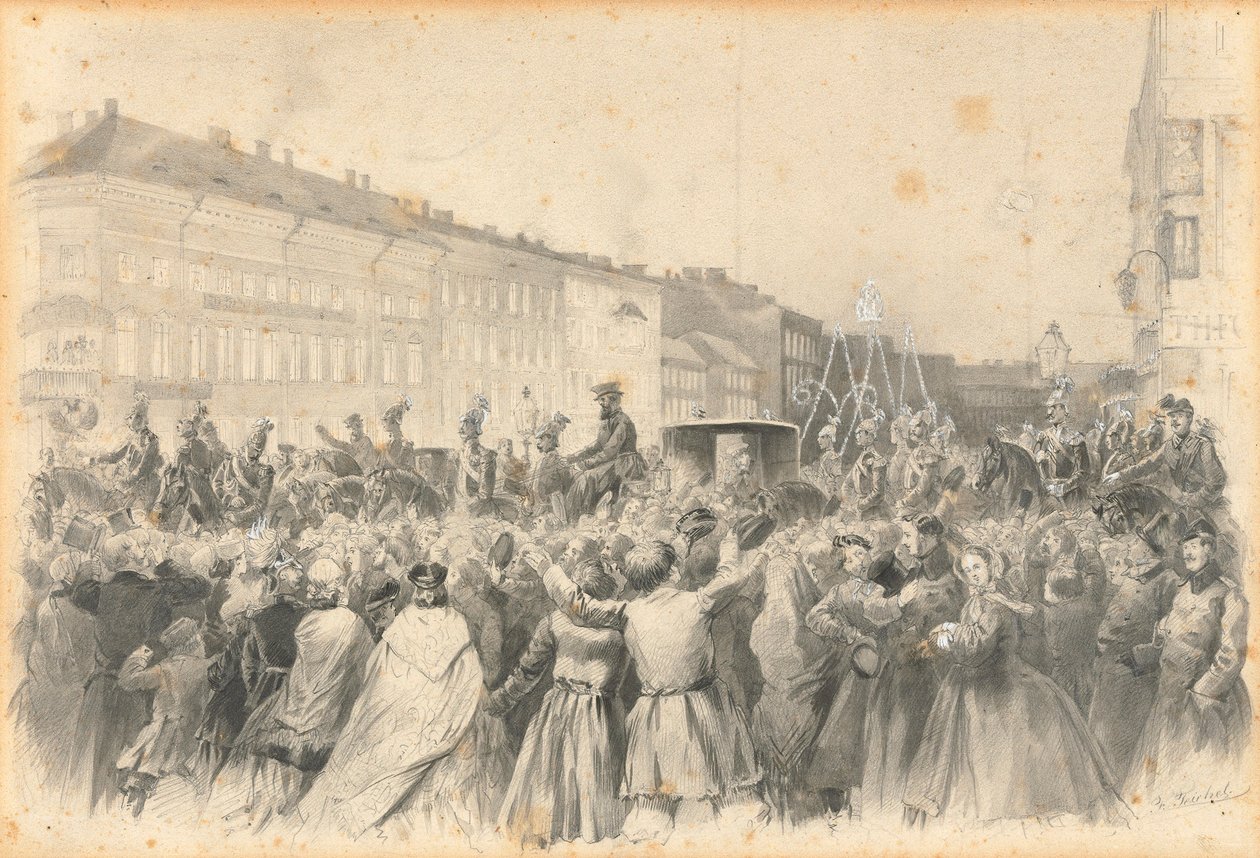 Procesja Aleksandra II, 1862. autorstwa Franz Teichel