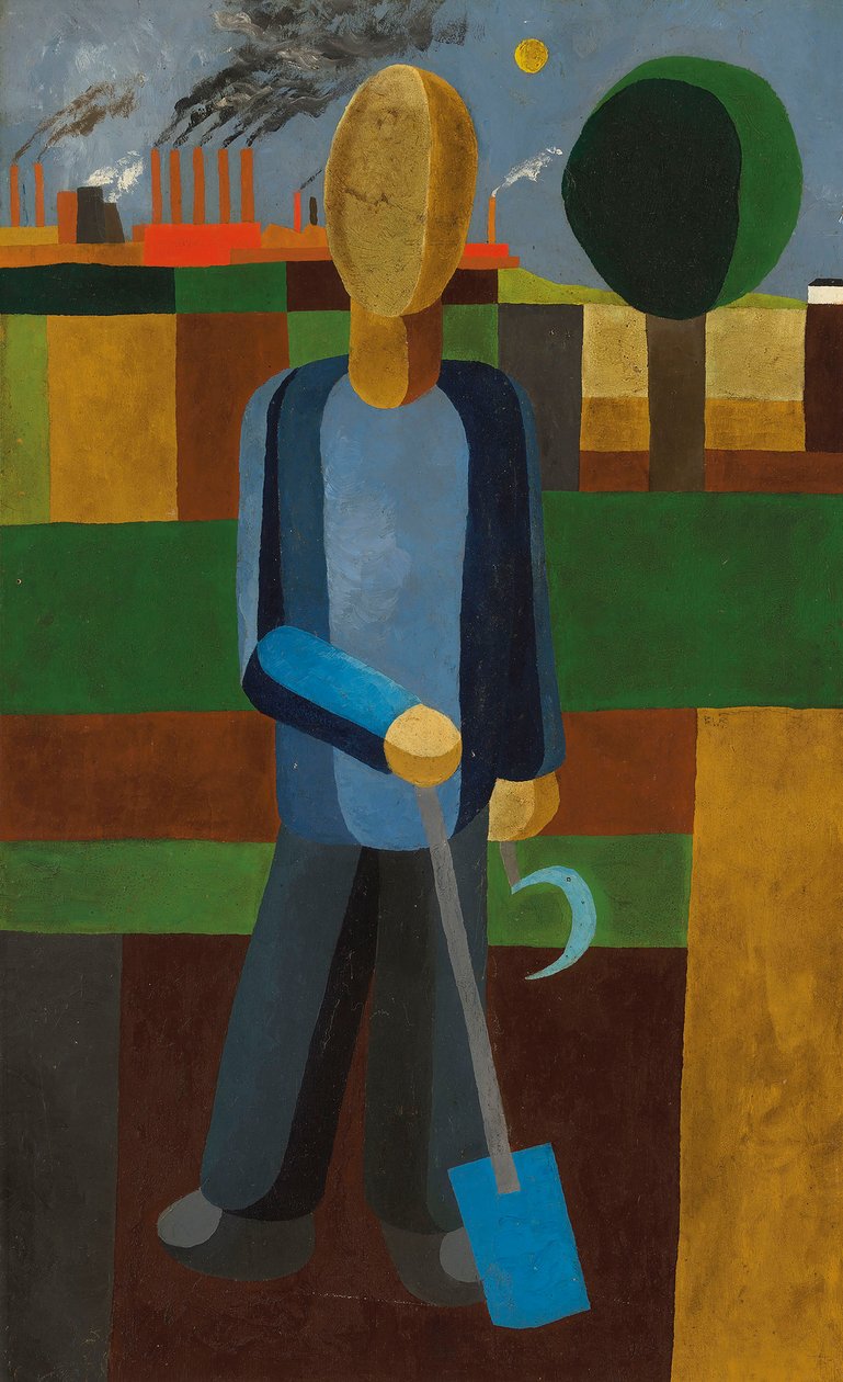 Ogrodnik, ok. 1929-1930. autorstwa Franz Wilhelm Seiwert