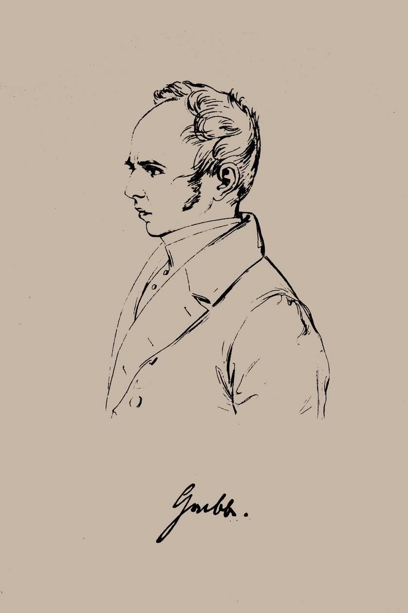 Christian Dietrich Grabbe 1801-1836. autorstwa Franz Xaver Stöber