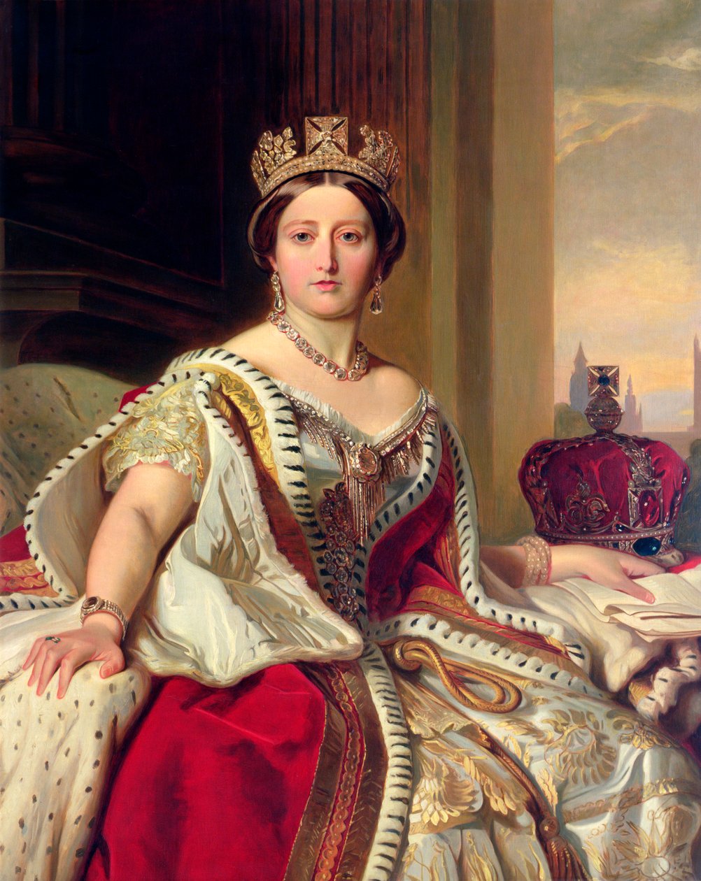 Królowa Wiktoria, 1859 autorstwa Franz Xaver Winterhalter
