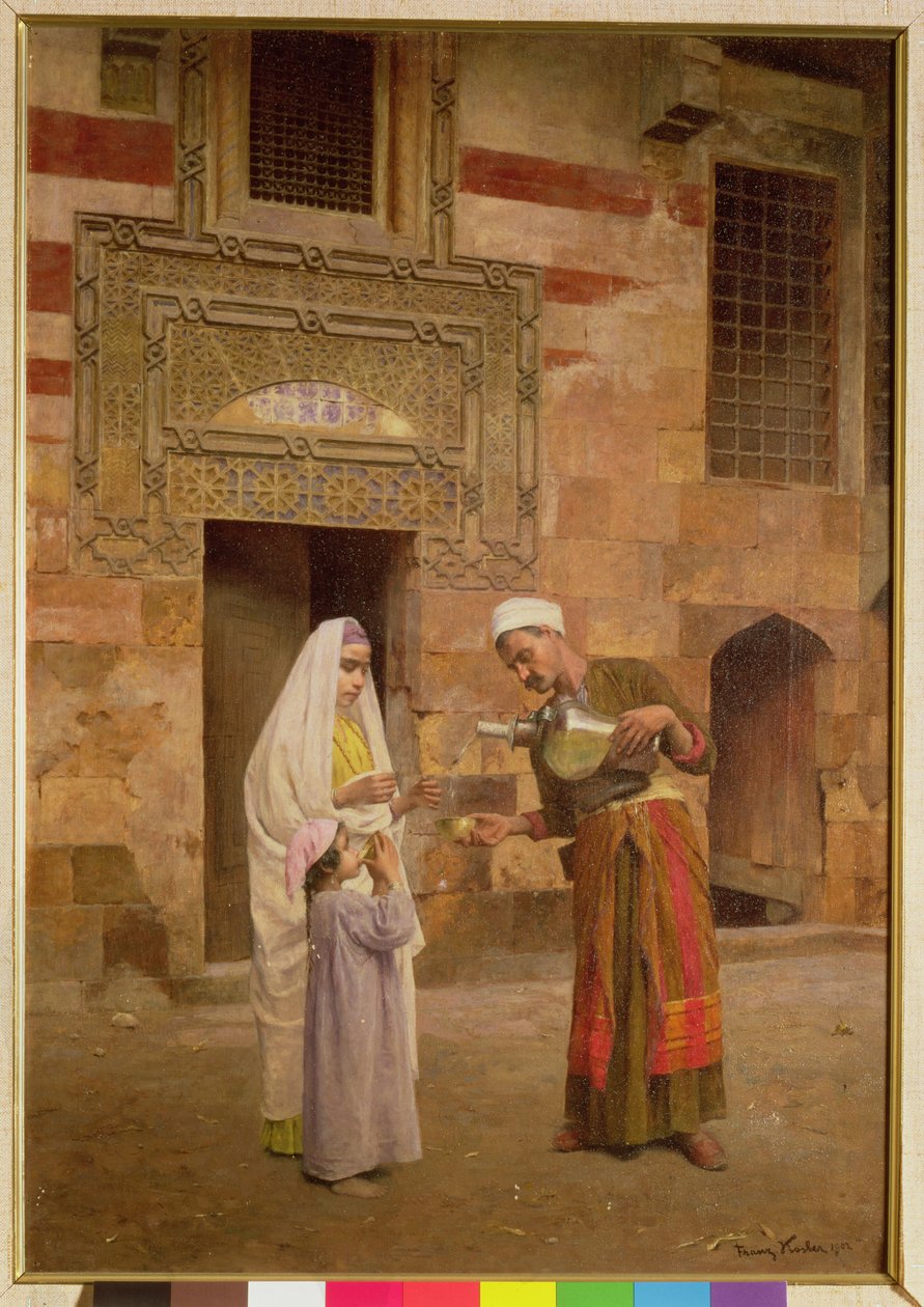 Sprzedawca wód autorstwa Franz Xavier Kosler