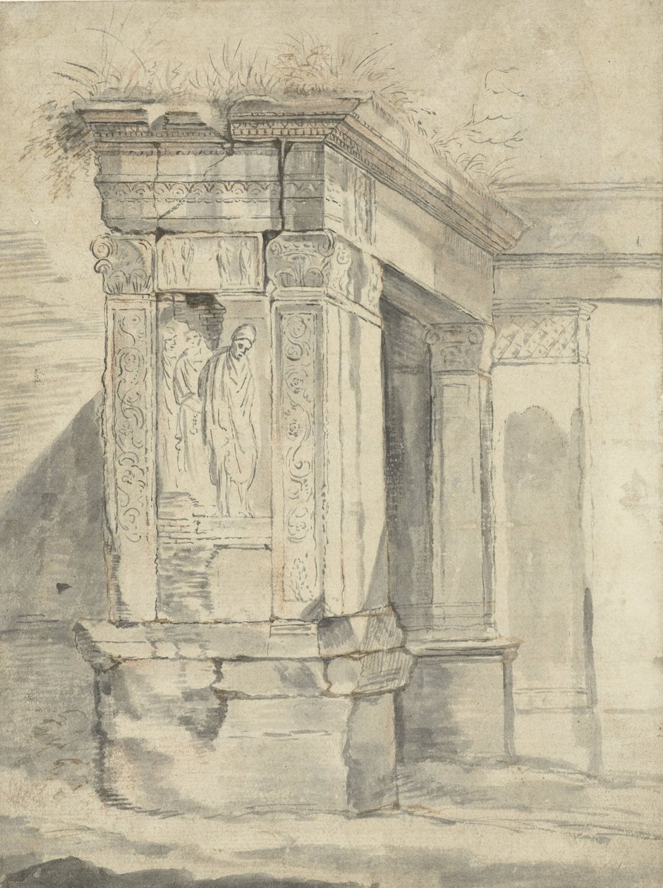 Ruiny rzymskie autorstwa Franz de Paula Ferg