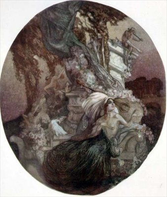 Kobieta z perłami autorstwa Franz von Bayros (1866 1924)