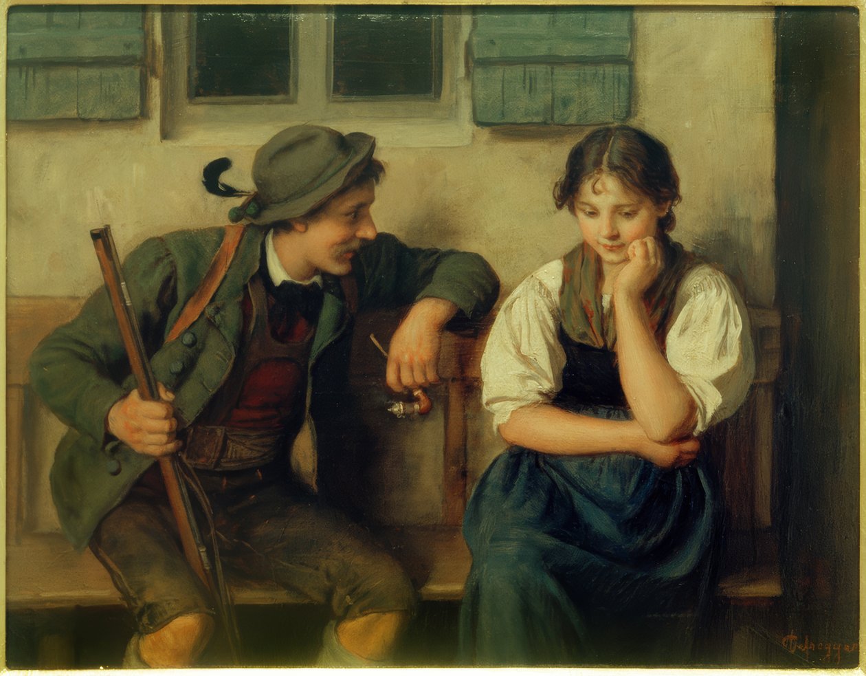 Trudne pytanie autorstwa Franz von Defregger
