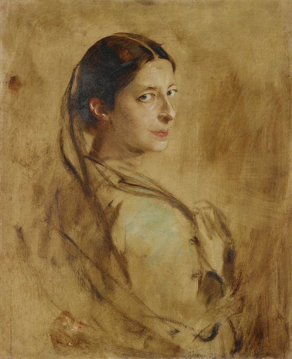 Leopoldine (?) Baronowa Plessen-Cronstern autorstwa Franz von Lenbach