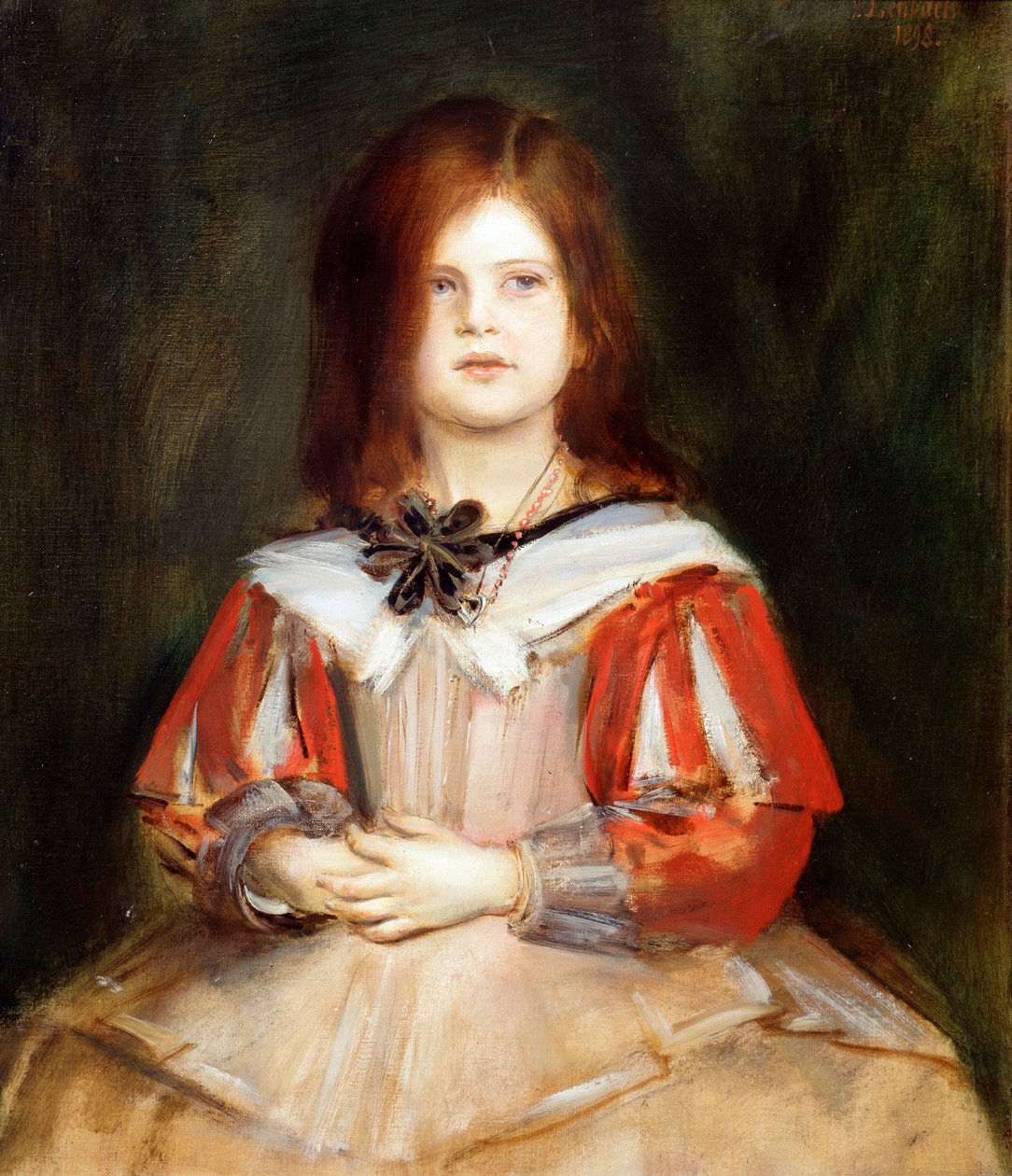 Portret Gabrielli Lenbach, 1898 autorstwa Franz von Lenbach