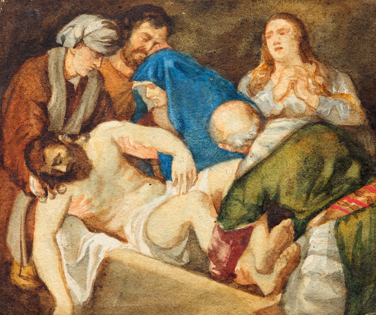 Pochówek autorstwa Franz von Matsch