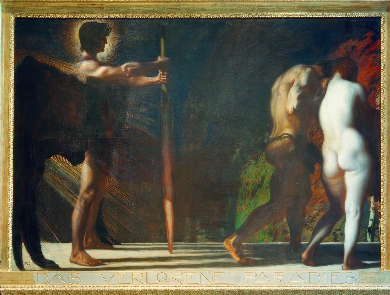 Raj utracony autorstwa Franz von Stuck