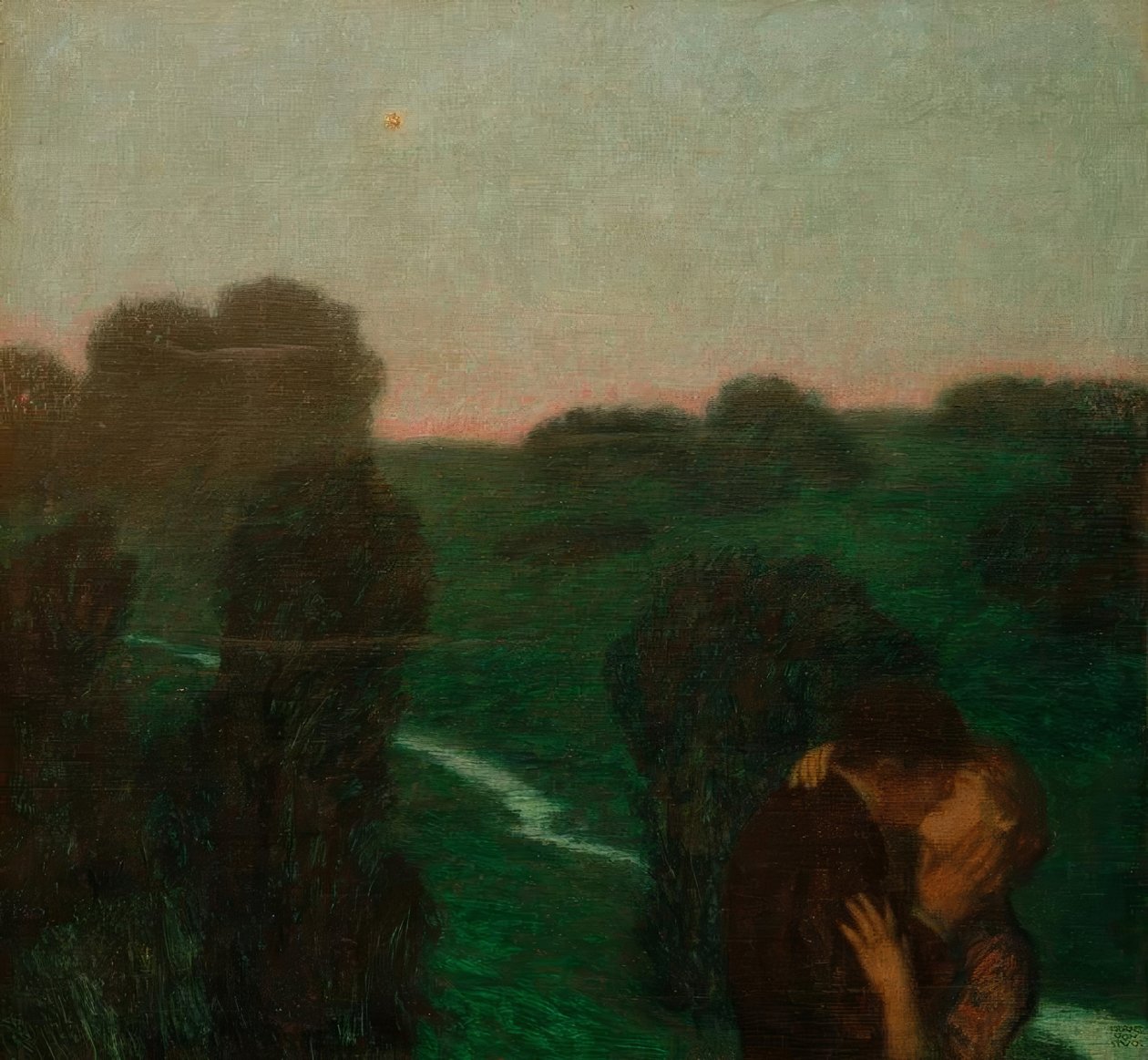 Gwiazda wieczoru autorstwa Franz von Stuck