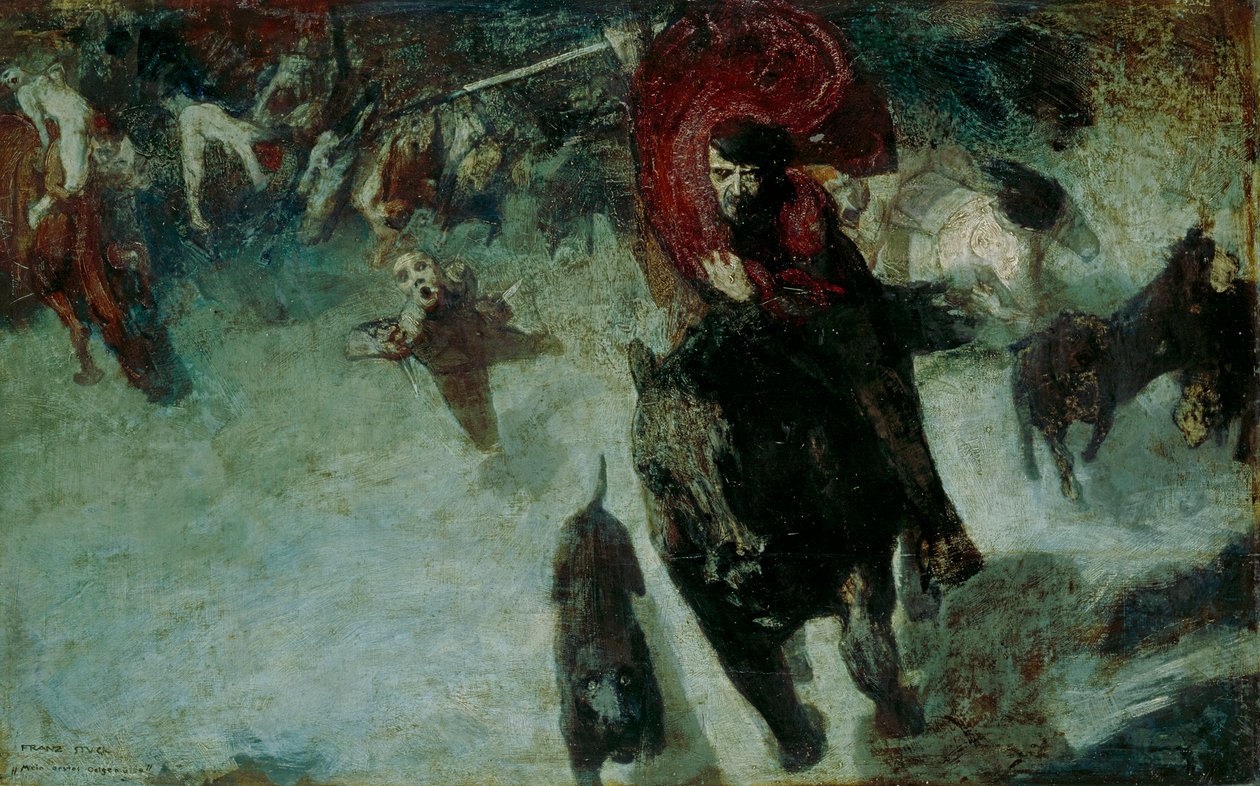 Dziki Gon autorstwa Franz von Stuck