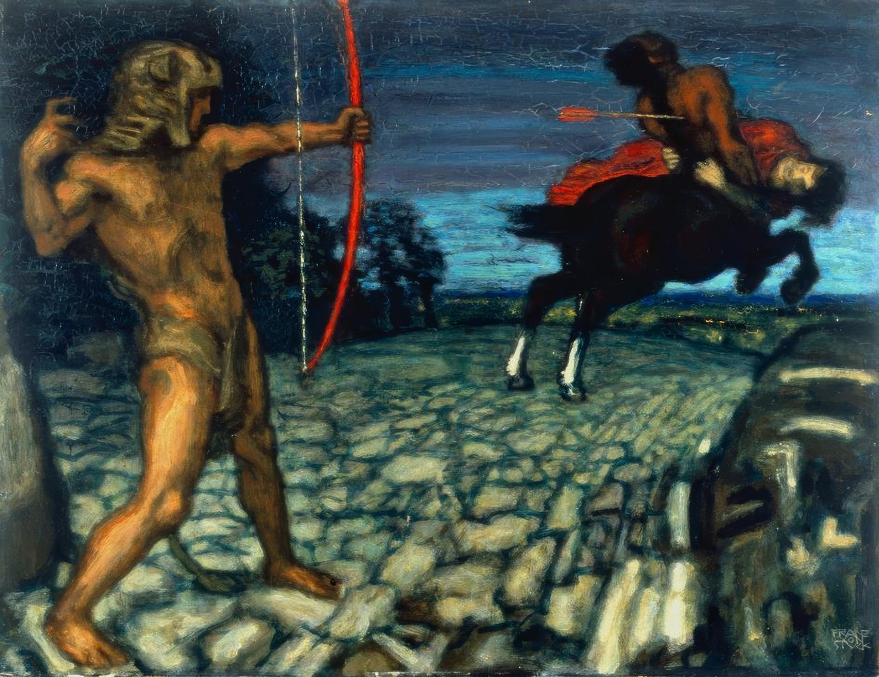 Herkules i Nessus autorstwa Franz von Stuck