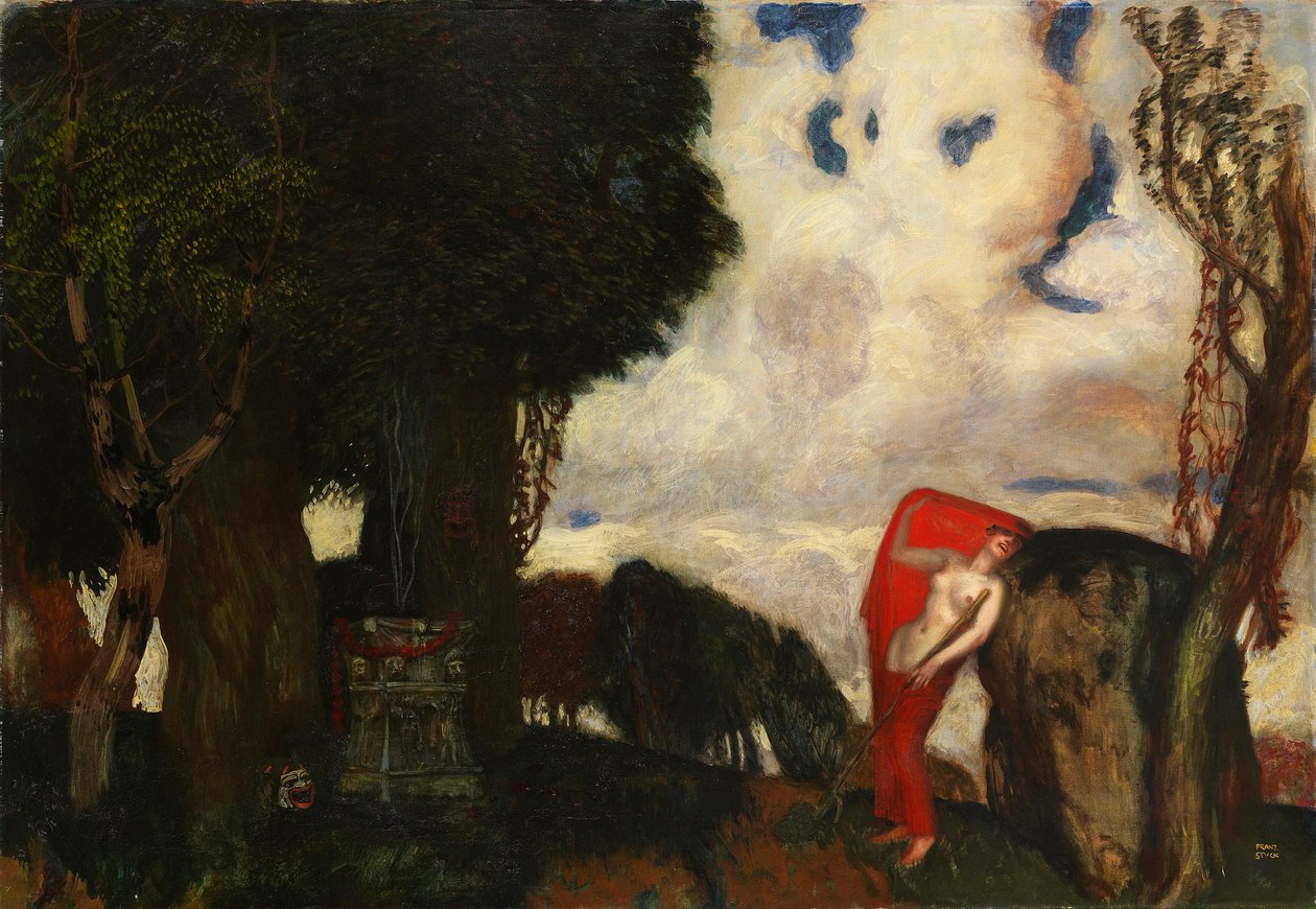 Ifigenia w Taurydzie, ok. godz. 1890. autorstwa Franz von Stuck