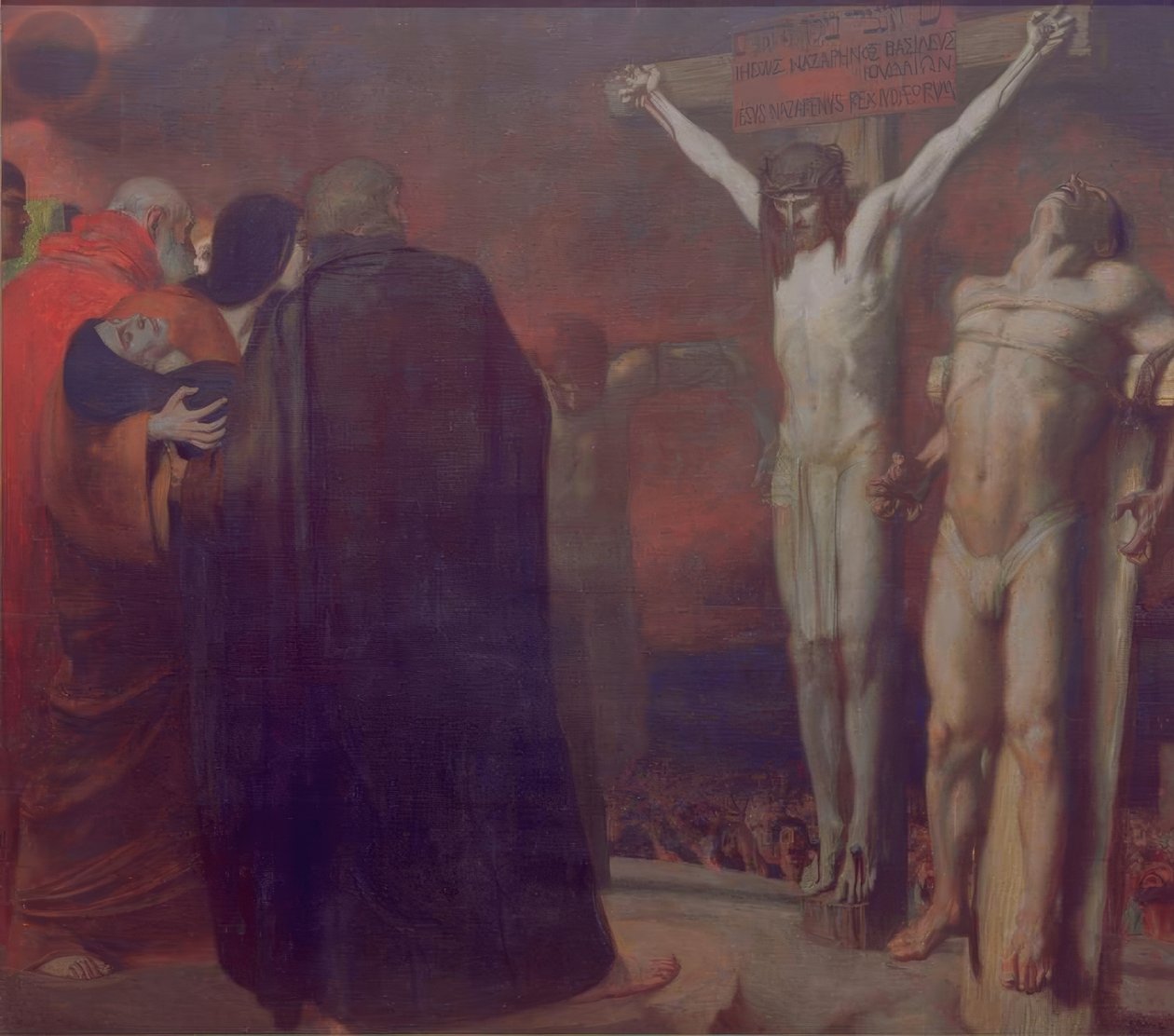 ukrzyżowanie autorstwa Franz von Stuck