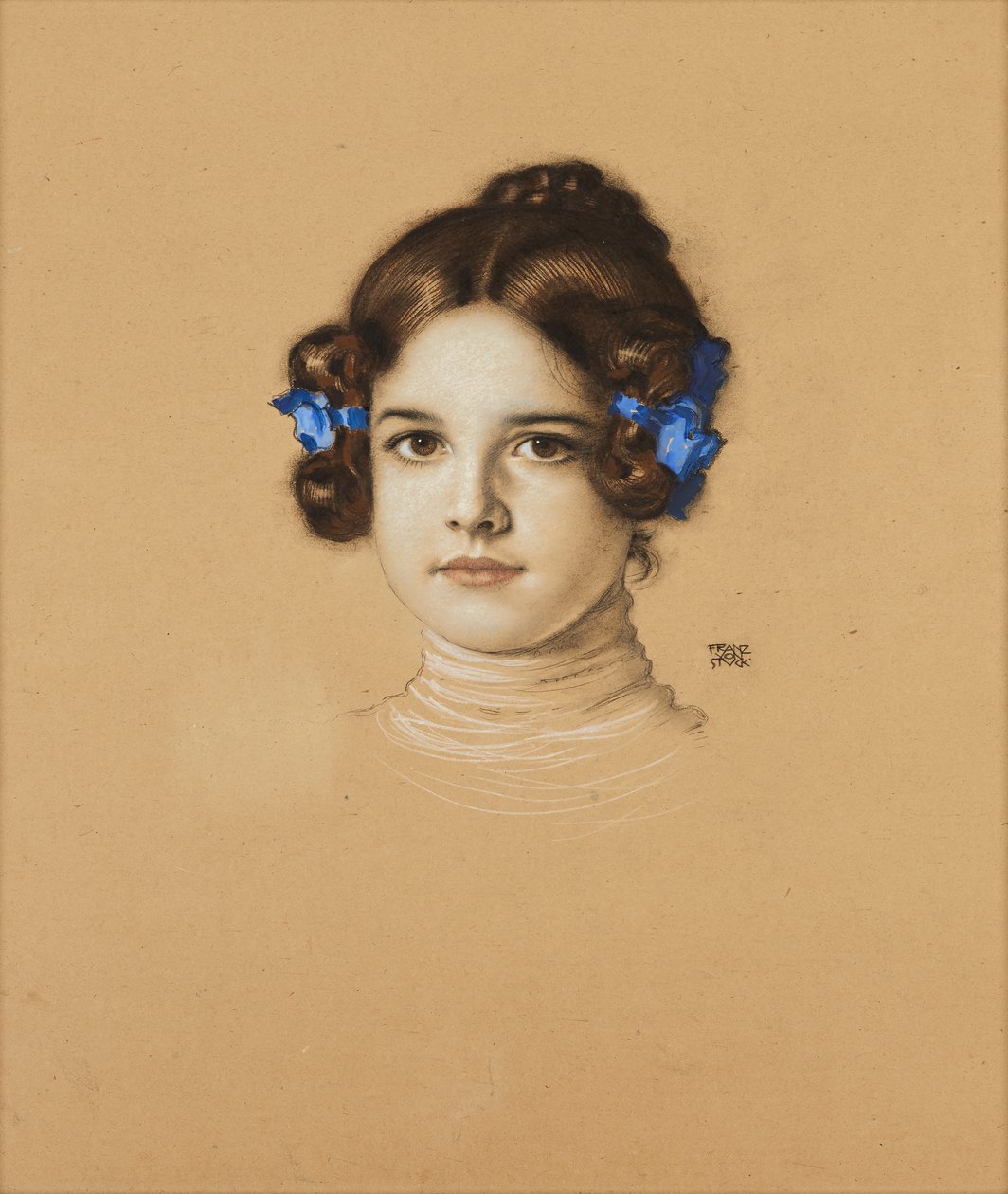 Mary Stuck, córka artysty autorstwa Franz von Stuck