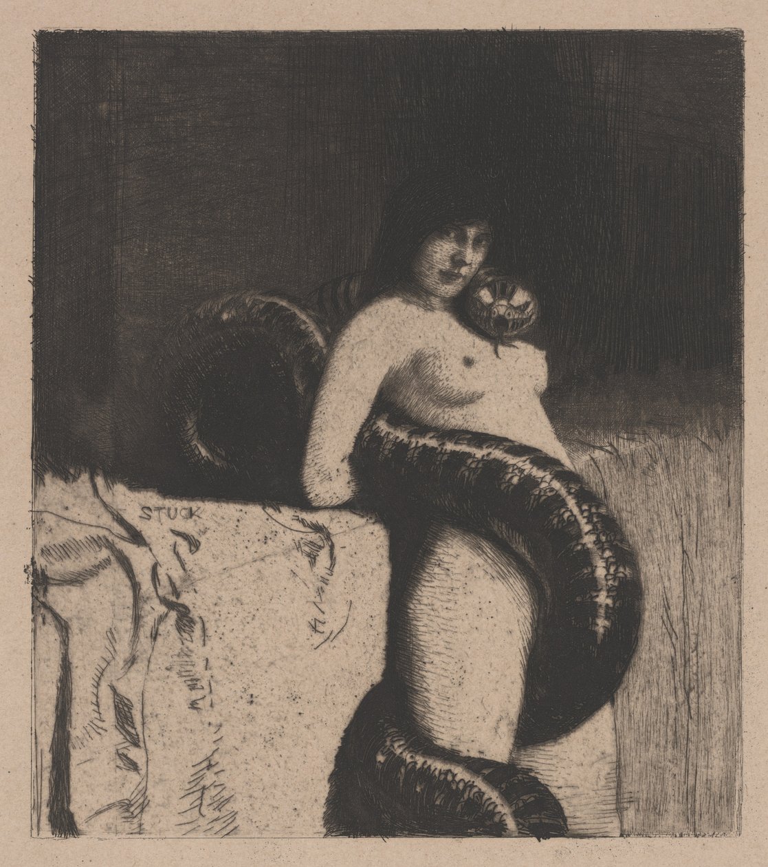 Zmysłowość autorstwa Franz von Stuck