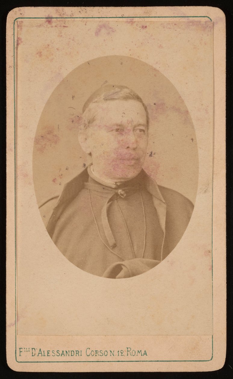 Portret Angelo Secchi 1818-1878, 1876. autorstwa Fratelli D