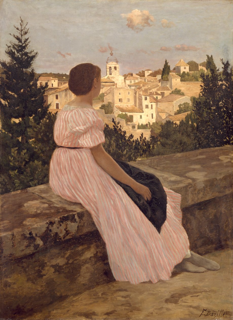 La Robe Rose autorstwa Frédéric Bazille
