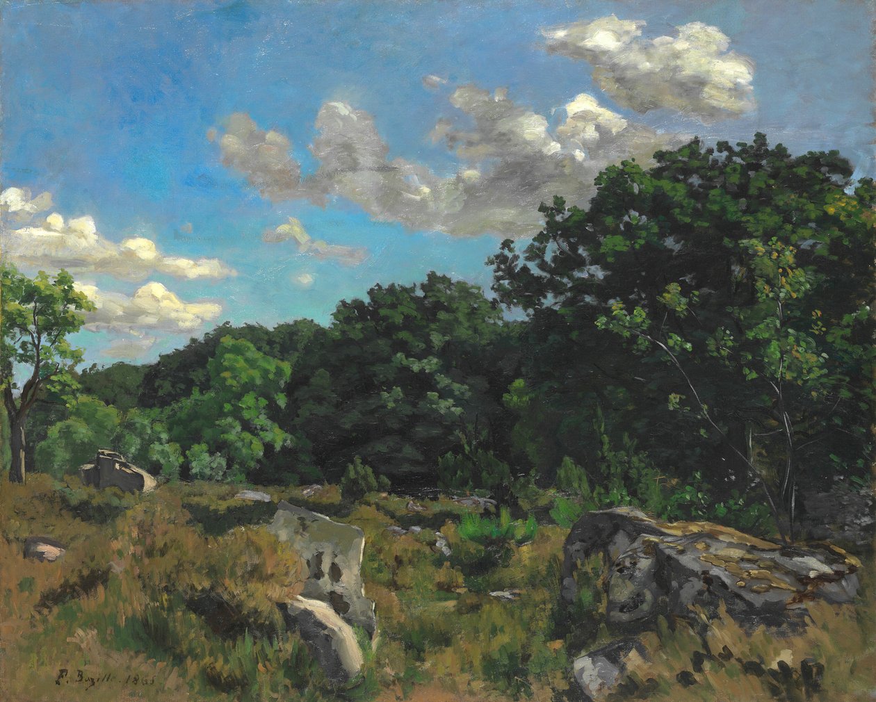 Krajobraz w Chailly, 1865. autorstwa Frédéric Bazille