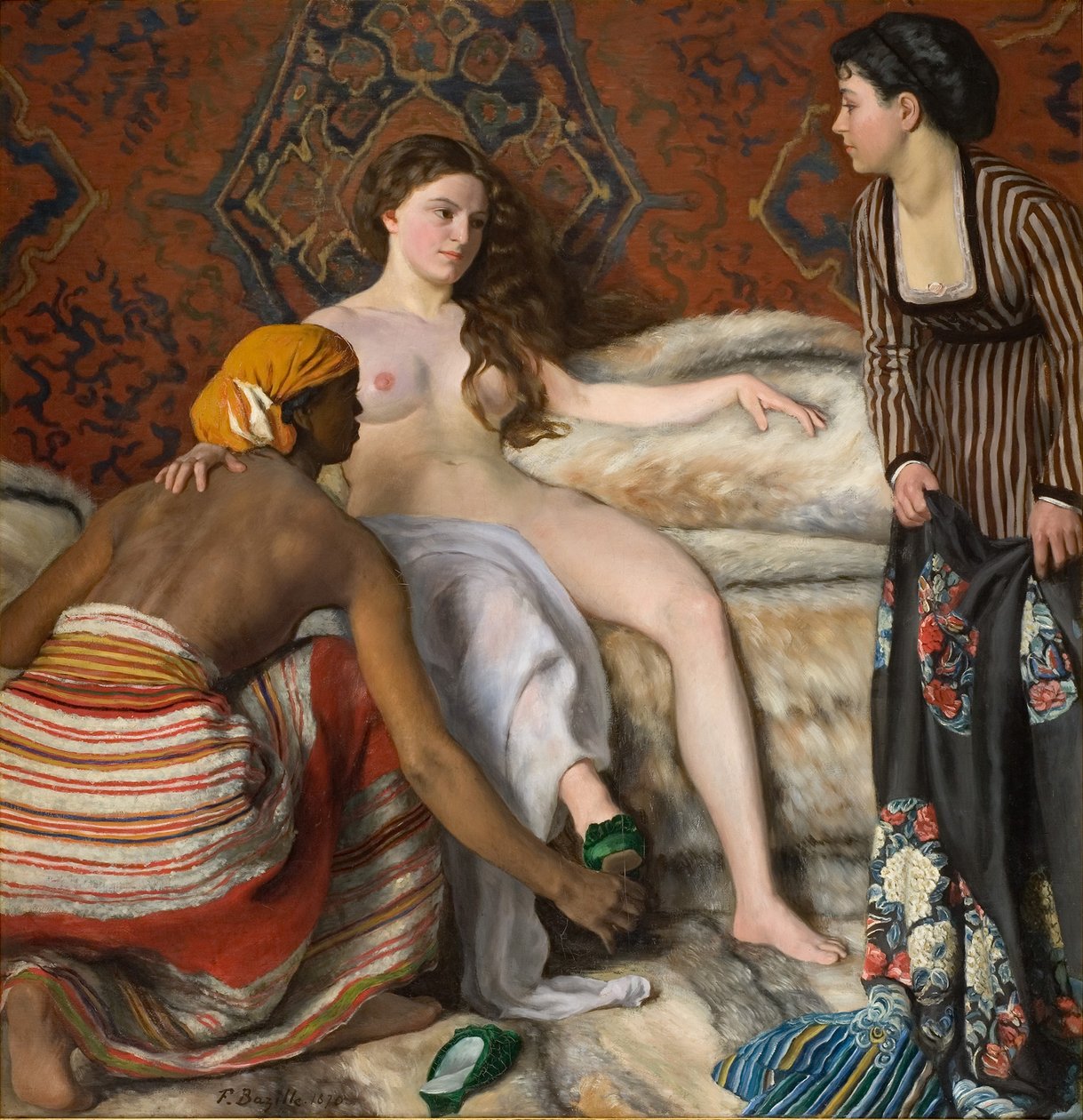 Toaleta autorstwa Frédéric Bazille