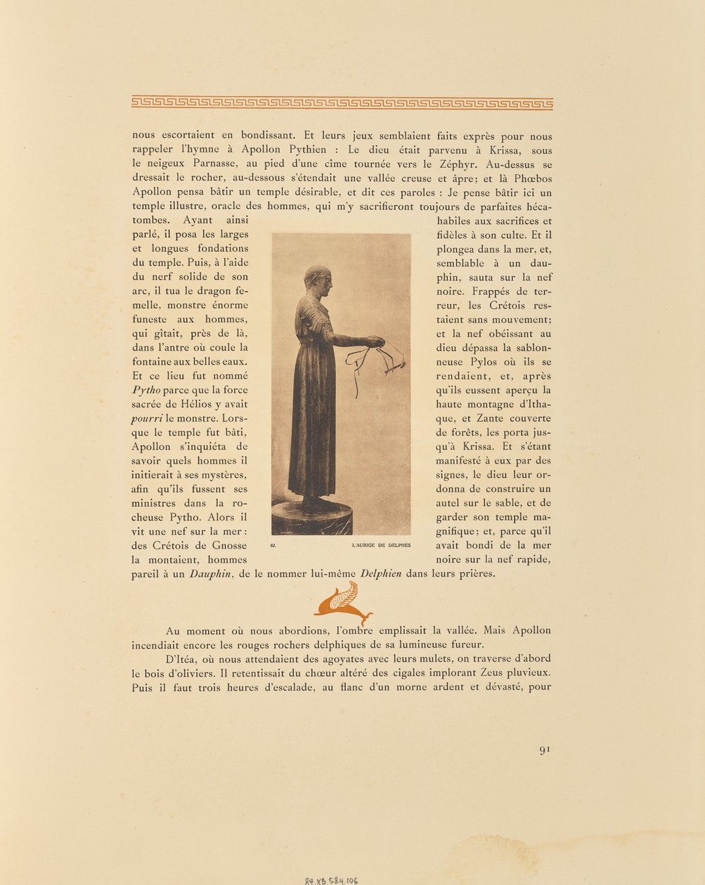 Aurige z Delf autorstwa Frédéric Boissonnas