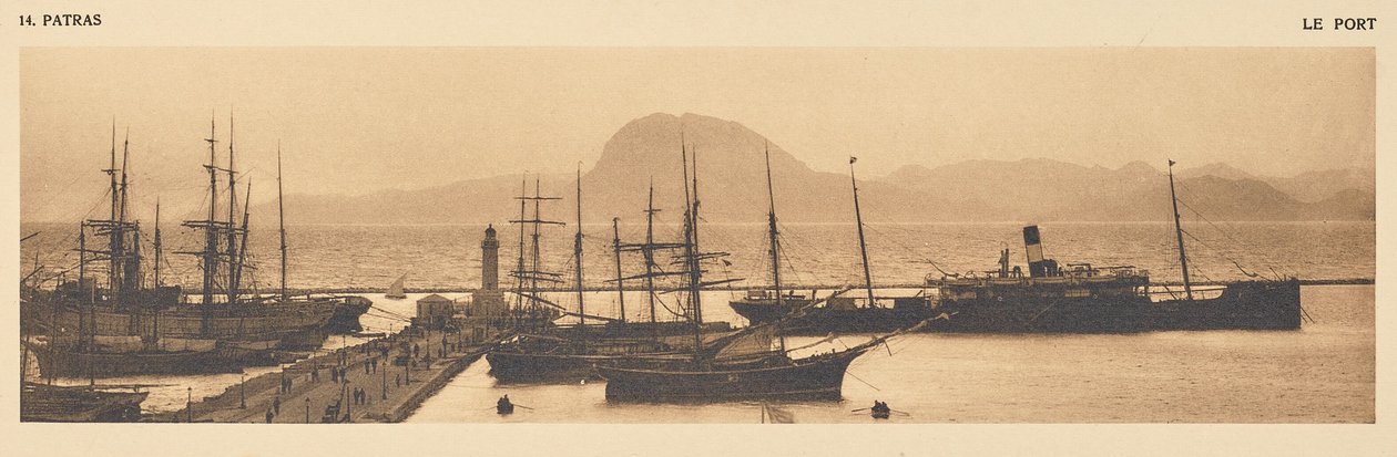 Patras. Port autorstwa Frédéric Boissonnas
