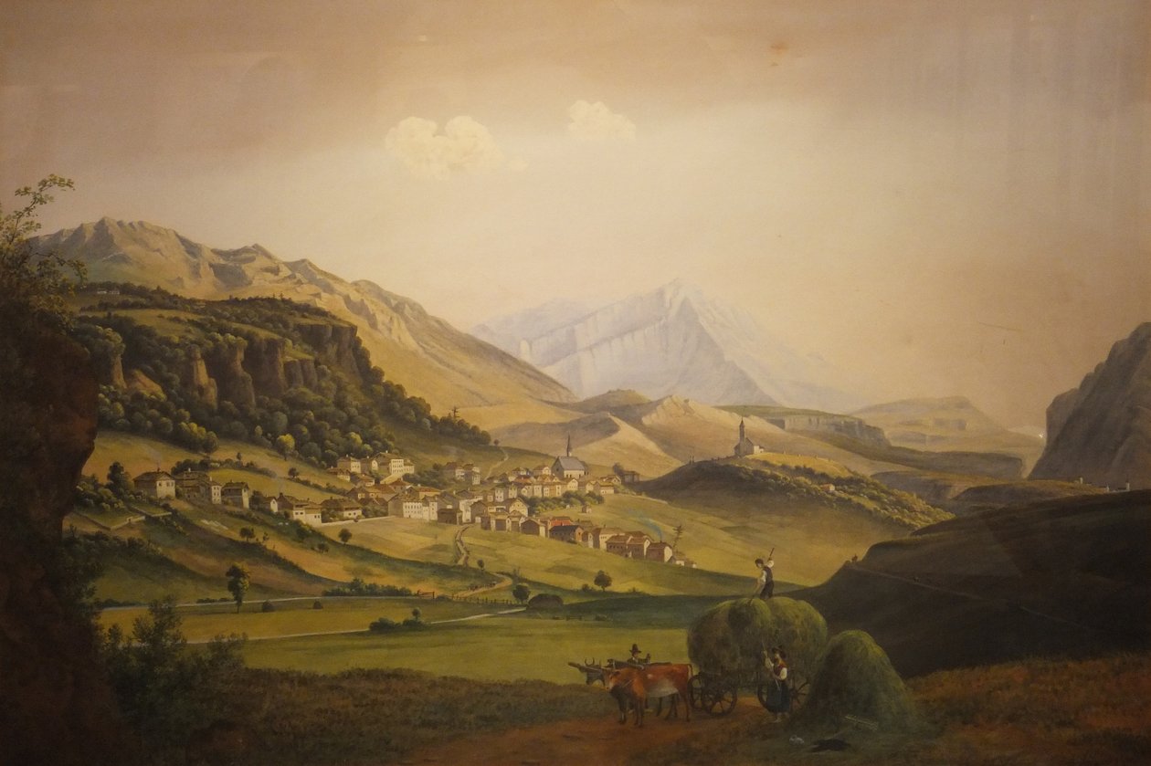 Frédérich Martens - Widok na Pieve Tesino autorstwa Frederic Martens